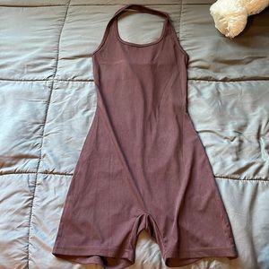 Size small brown romper from SHEIN.
